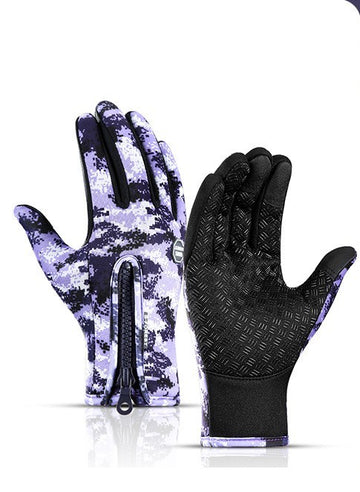 Winter Gloves Touch Screen Riding Motorcycle Sliding Waterproof Sports Gloves With Fleece Meifu Market