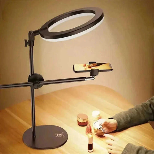 mobile phone fill light bracket | 360-degree rotation phone holder | live streaming lighting kit | energy saving
