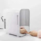Portable Mini Fridge 4 Liter Mirror Refrigerator Beauty Fridge AU plug - angle view with portable mini fridge for skincare...