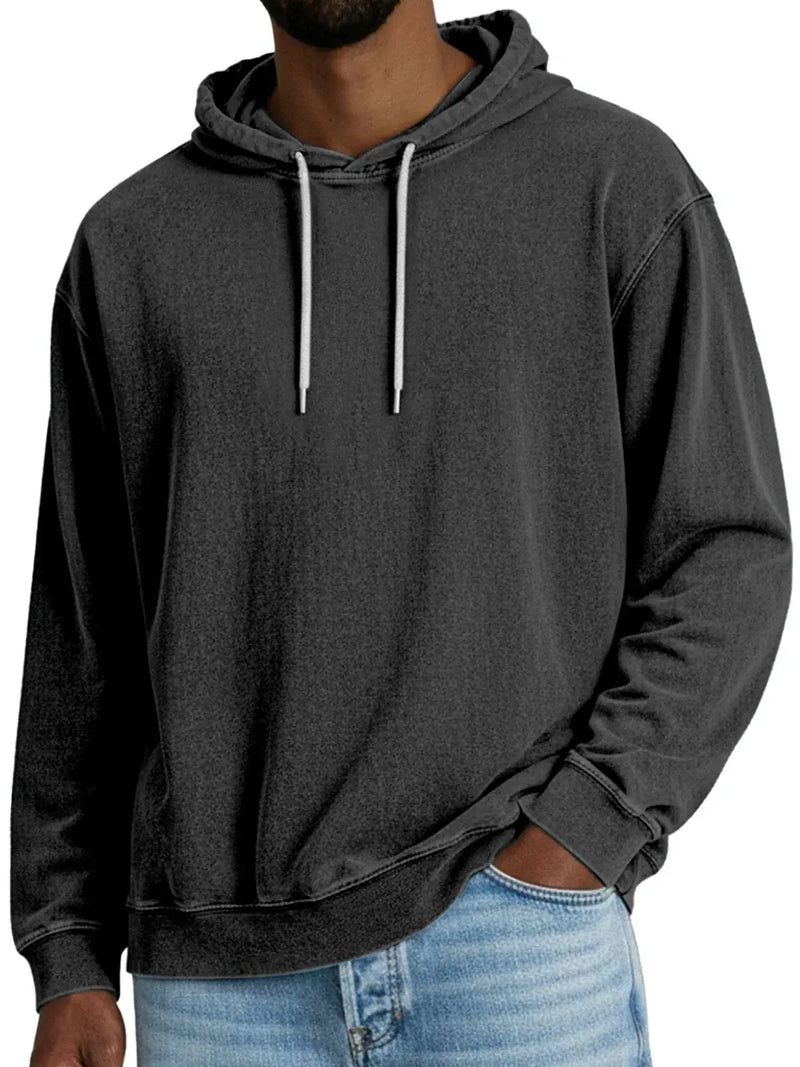 heavyweight cotton sweatshirt | oversized fit hoodie | mens long sleeve pullover | energy saving