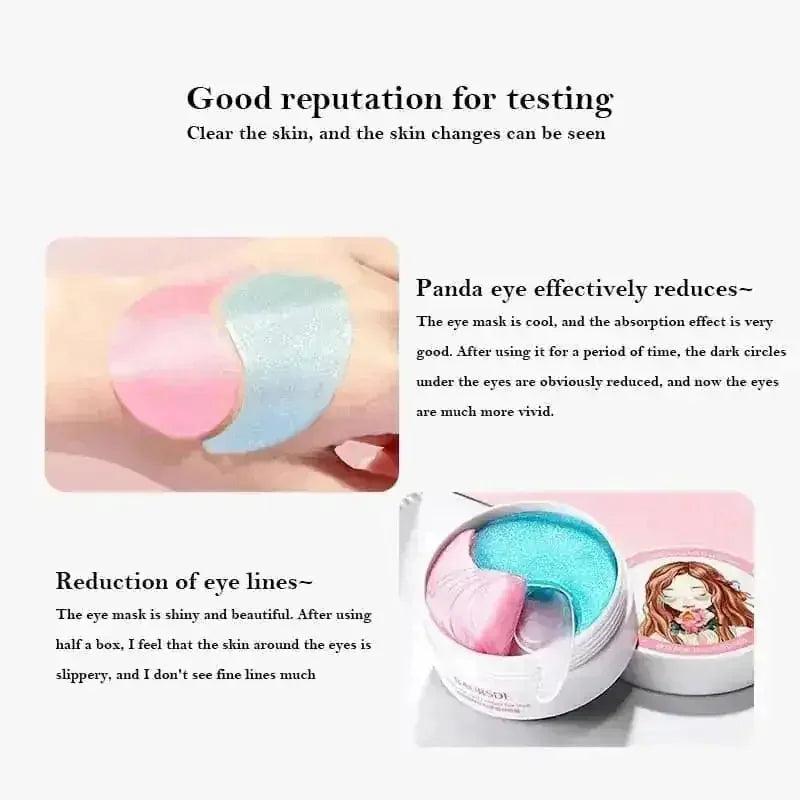 hyaluronic acid eye patches | collagen eye masks for dark circles | cherry blossom eye patches | ultrasonic cleaning