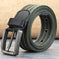 heavy-duty polyester canvas belt | adjustable waistband pants belt | durable woven belt for work pants | ultrasonic cleaning