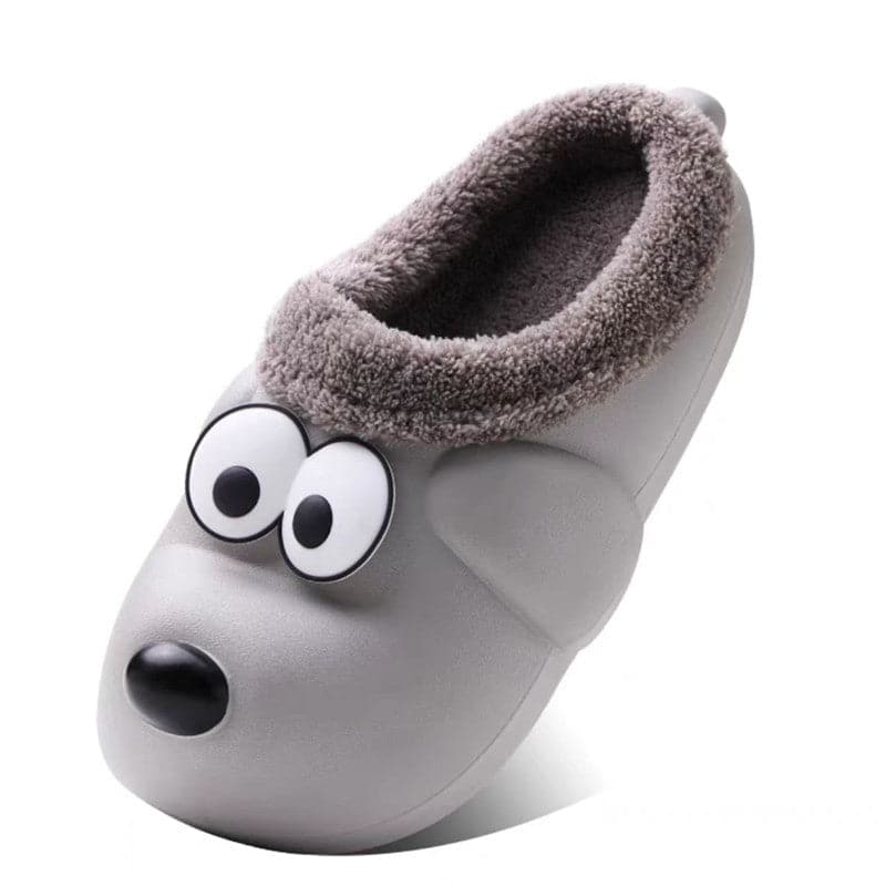 Cute Dog Shoes EVA Winter House Shoes Unisex Fuzzy Slippers Meifu Market