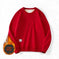 warm fleece pullover sweater | heavyweight fleece sweatshirt | solid color mens sweater | ultrasonic cleaning