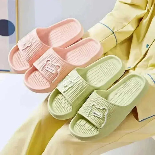 Cartoon Bear Shoes EVA Slippers Bathroom House Shoes - Meifu Market