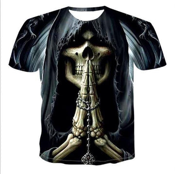 Mens Skull T shirts 3D t- shirts Meifu Market