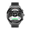2-in-1 Bluetooth Earbuds Smartwatch - Heart Rate Monitor with Wireless Calling & Fitness Tracking Black Steel Belts - avai...