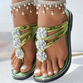 Floral Pattern Flip-Flops Comfortable Casual Summer Beach Slippers - Anklet Not Included Meifu Market