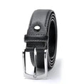 genuine leather belt | stainless steel buckle | adjustable belt size | energy saving