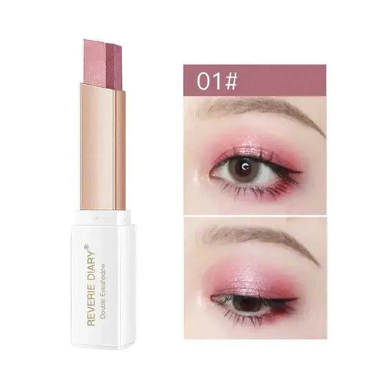 waterproof eyeshadow stick | double-ended eyeshadow pen | long-lasting shimmer eyeshadow | ultrasonic cleaning