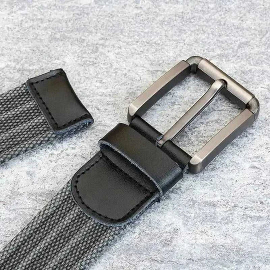 heavy-duty polyester canvas belt | adjustable waistband pants belt | durable woven belt for work pants | ultrasonic cleaning
