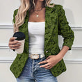 Women's Fall Business Casual Jacket 2025, Chic Floral Single Button Long Sleeve Blazer Meifu Market