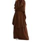 plus size abaya dress set | modest muslim prayer dress | breathable cotton blend fabric | ultrasonic cleaning