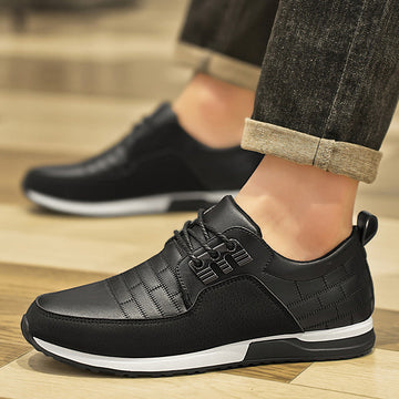 Spring New Trendy Shoes Casual Leather Shoes Men's Wear-resistant Non-slip Meifu Market
