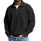 Mens Half-Zip Collared Polo Shirt Top Navy Blue - available style options