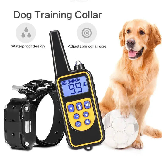 Dog Training Collar - 800m Remote Control Anti-Bark Rechargeable