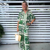 New Fashion Printed Pants Suit 