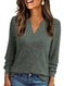 brushed cotton fabric | v-neck t-shirt | striped long sleeve top | energy saving