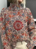 New Christmas Abstract Printing Casual Cloak Coat Cardigan Meifu Market