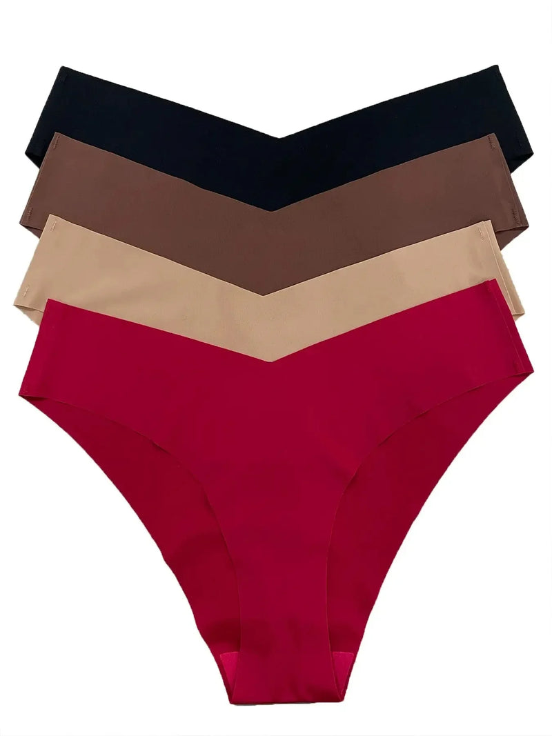 Seamless Ice Silk Underwear Women's Cotton Crotch Breathable Underwear Meifu Market