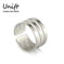 stainless steel adjustable ring | unisex geometric ring | titanium steel minimalist ring | energy saving
