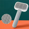 New Pet Cat Dog Hair Brush Hair Massage Comb Open-Knot Brush Grooming Cleaning Tool Stainless Steel Comb Green - lifestyle...