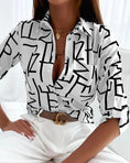 Fashion Long Sleeve Printed Shirt Meifu Market