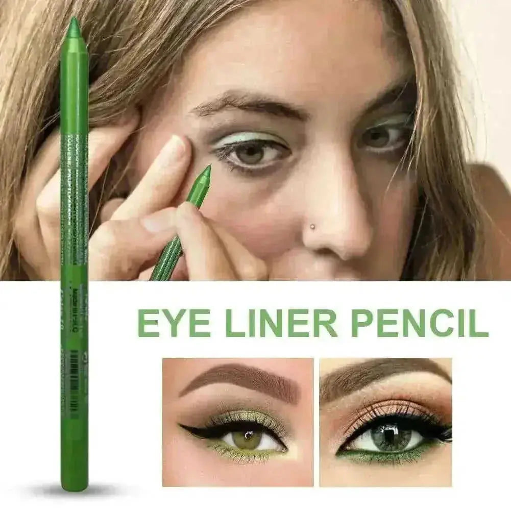 Neon Green Cat Eye Makeup Waterproof Liquid Eyeliner Pen A - main product image