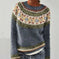 Women's Fashionable Pullover Sweater Top Meifu Market