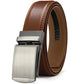 Double-sided Genuine Leather Alloy Grain Reverse Pull Simple Business Casual Pants Belt Meifu Market