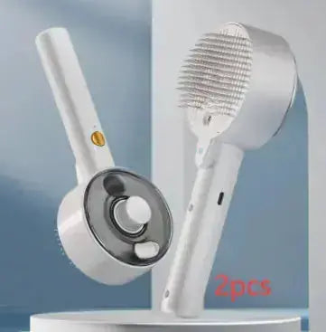 Animal Hair Remover Brush Dog And Cat Steam Brush Pet Self Cleaning Dog Brush Grooming Removes Cat Hairs Cat Dog Accessories Pet Products - easy to use pet hair remover brush for shedding season