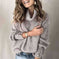 Women's Lapel Pullover Knit Sweater Meifu Market