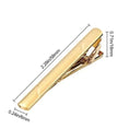 stainless-steel tie clip | gold metal tie bar | crystal tie pin for men | energy saving