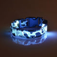 Camouflage pet supplies luminous dog collar Meifu Market