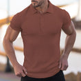 slim-fit polo shirt | mercerized cotton fabric | breathable short-sleeve shirt | ultrasonic cleaning