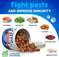 Flea Treatment For Cats Natural Flea And Tick Prevention Supplement For Cats Kittens Chewable Daily Oral Pills With Vitamins 135 Soft Chews Skin & Coat Dental Treats Digestion CANNOT Be Sold On Amazon Meifu Market