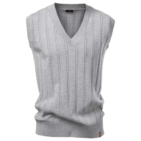 merino wool sweater vest | slim fit waistcoat | breathable knit fabric | ultrasonic cleaning