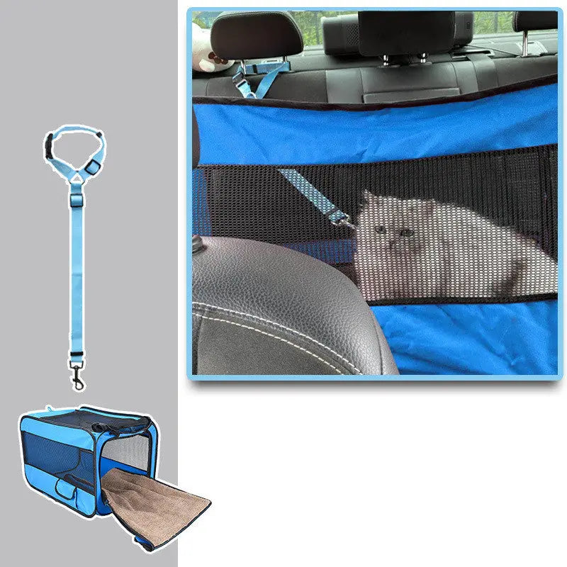 Pet Travel Carrier Bag Portable Pet Bag Folding Fabric Pet Carrier Travel Carrier Bag For Pet Cage With Locking Safety Zippers Meifu Market