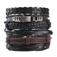genuine leather bracelet | adjustable woven bracelet | multi-layer charm bracelet | ultrasonic cleaning