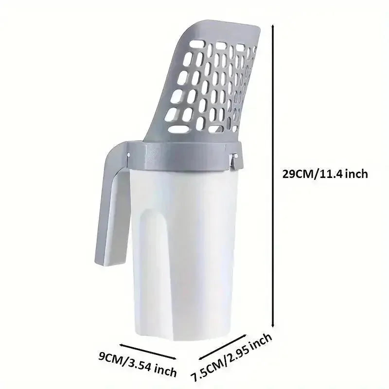 biodegradable pet waste bags | 8-inch cat litter scoop | leak-proof disposable bags | ultrasonic cleaning