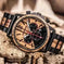 engraved gift for him | wedding anniversary gift | eco-friendly wood timepiece | energy saving