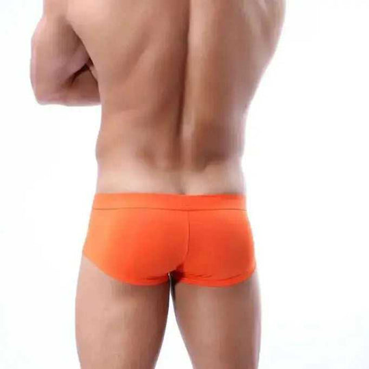 Men's Nylon Sports Boxer Swim Trunks - Quick-Dry Breathable M - angle view with a868 men's plus size nylon high waist high...