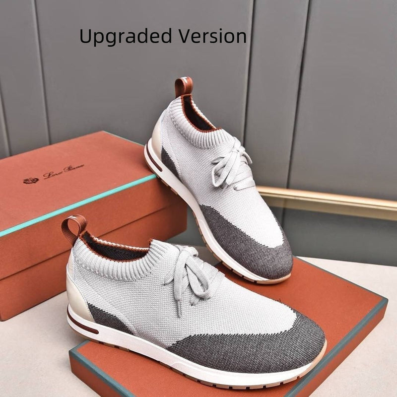 Sports Stitching Flying Woven Knit Breathable Men's Shoes Meifu Market