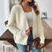 pearl buckle cardigan | four button sweater | woven knit fabric | ultrasonic cleaning