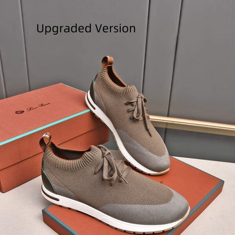 Sports Stitching Flying Woven Knit Breathable Men's Shoes Meifu Market