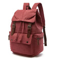 waterproof canvas backpack | 15-inch laptop compartment | vintage travel backpack | energy saving