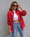 distressed denim jacket | ripped jean shirt | oversized shirt jacket | energy saving