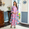 rhinestone print maxi dress | long sleeve positioning print robe | muslim women prayer dress | ultrasonic cleaning