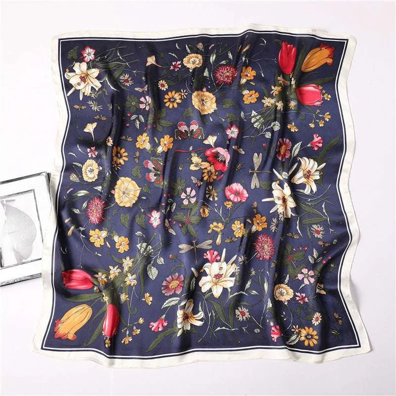 printed silk scarf | lightweight silk scarf | elegant women scarf | ultrasonic cleaning