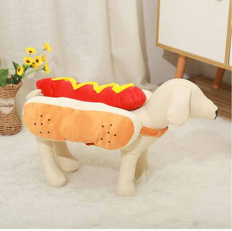 Funny Halloween Costumes For Dogs Puppy Pet Clothing Hot Dog Design Dog Clothes Pet Apparel Dressing Up Cat Party Costume Suit Meifu Market